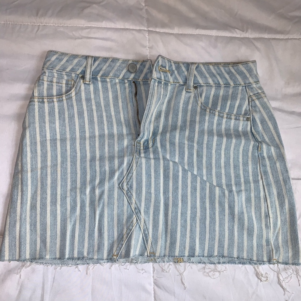 Striped Mini Skirt